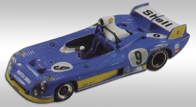 TRES RARE Matra-Simca MS 670B #9 3ème Le Mans 1974 J.P.Jabouille / F.Migault  (un seul exemplaire neuf en boite d'origine)      