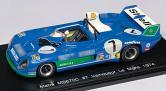 Matra MS670C Équipe Gitanes #7 Vainqueur 24H Le Mans 1974 H.Pescarolo / G.Larrousse (un seul exemplaire reconditionné en boite vitrine sans cartonnage)