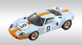 RARE Ford GT40 J.W.Automotive Engineering Gulf #9 Vainqueur Le Mans 1968 P.Rodriguez / L.Bianchi (un seul exemplaire neuf en boite d'origine) 