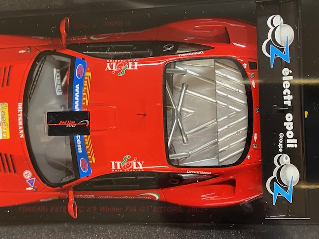 RARE - FERRARI - F575 GTC N 9 WINNER FIA GT ESTORIL 2003 PETER - BABINI  (Un seul exemplaire neuf boite d'origine )   